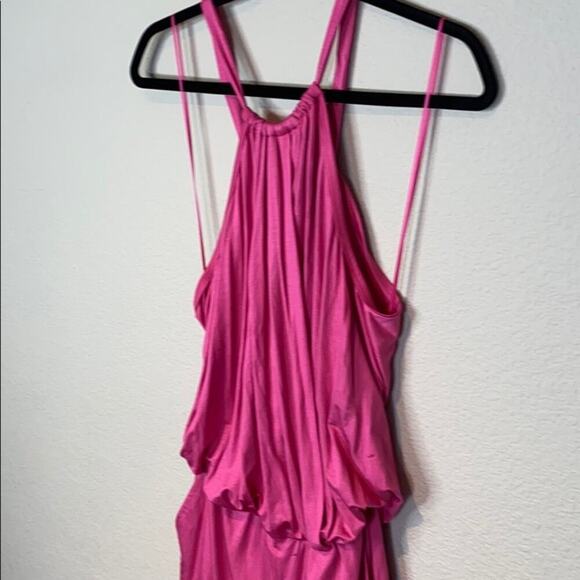 Trina Turk Nob Hill Halter Sleeveless Romper Cactus Flower Pink Size XS - Picture 5 of 12